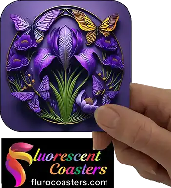 Iris Flower With Butterfly 3