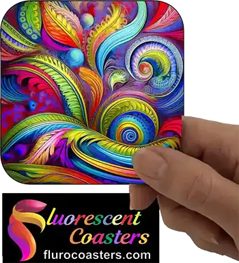 Rainbow Feather Abstract