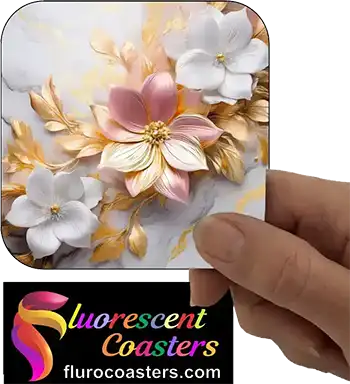  Golden Pastel Flowers 1