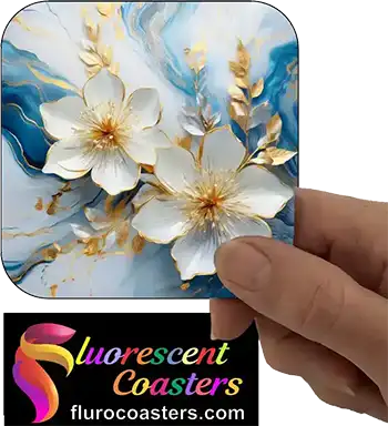  Golden White Flowers