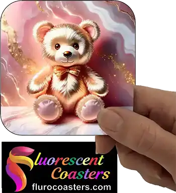  Teddy Bear Metallic Pink