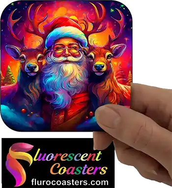 Father Christmas with Reindeers 1