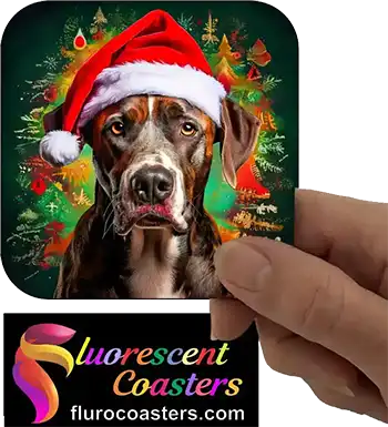  Great Dane Dog Wearing Christmas Hat 2