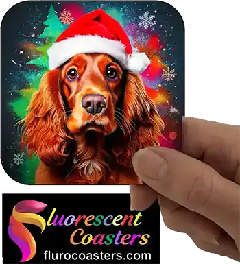 Cocker Spaniel Dog Wearing Christmas Hat 1