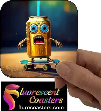 Can of Drink On Skateboard 1