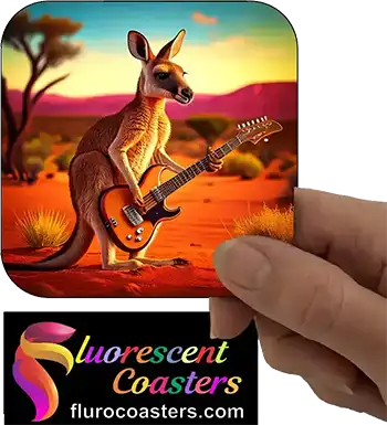 Kangaroo Playing Electric Guitar 1