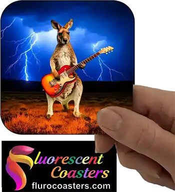Kangaroo Playing Electric Guitar 2