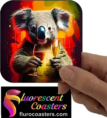 Koala With Red Wine 1