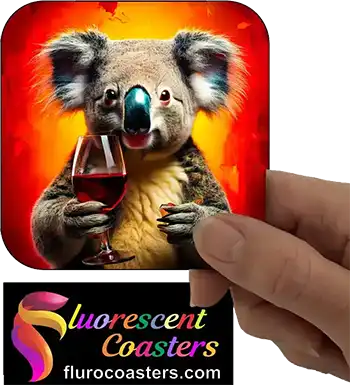 Koala With Red Wine 2
