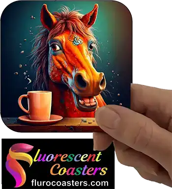 Horse With Cup of Coffee