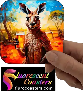 Kangaroo With Beer Glass 3
