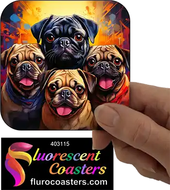 Assorted Pug Dogs Group