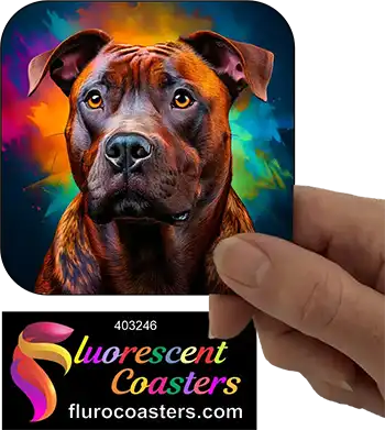 Brindle Staffordshire Bull Terrier Dog 4