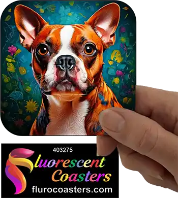 Red Boston Terrier Dog 1