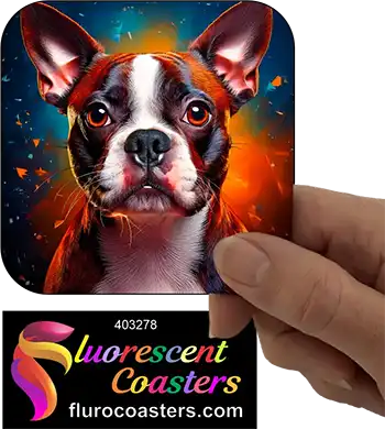 Red Boston Terrier Dog 4