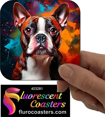 Red Boston Terrier Dog 7