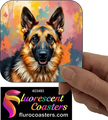 German Shepherd Abstact 3