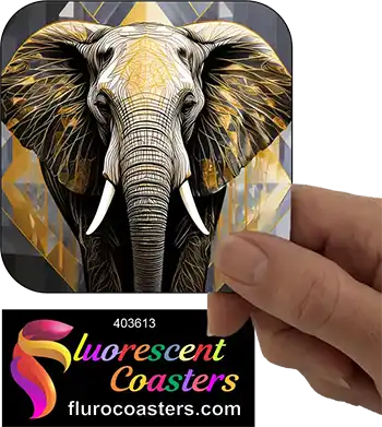 Elephant Gold Abstact