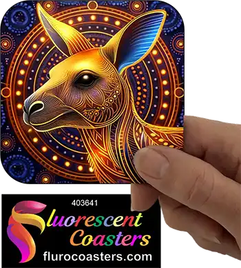 Kangaroo Aboriginal Abstract 2