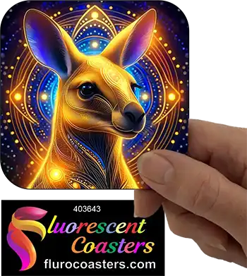 Kangaroo Aboriginal Abstract 4