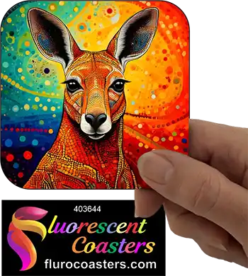 Kangaroo Aboriginal Abstract 5