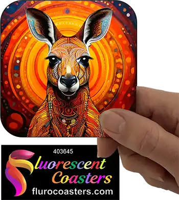 Kangaroo Aboriginal Abstract 6