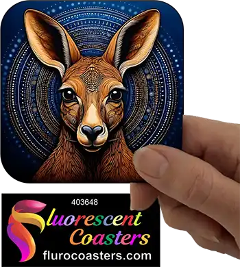 Kangaroo Aboriginal Abstract 9