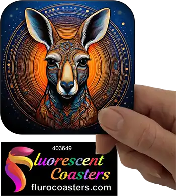 Kangaroo Aboriginal Abstract 10