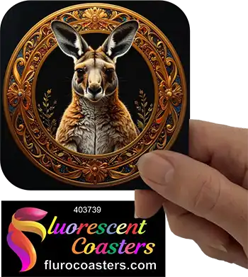 Kangaroo Golden Frame 1