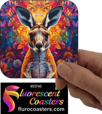 Kangaroo art Abstract 1