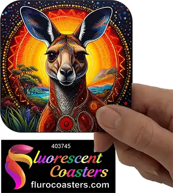 Kangaroo Aboriginal Art Theme 1