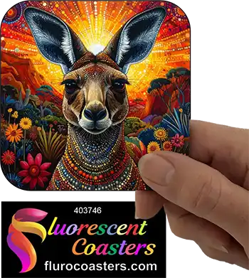 Kangaroo Aboriginal Art Theme 2