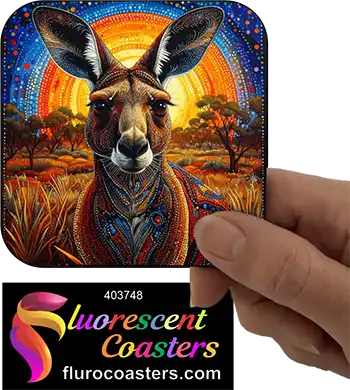 Kangaroo Aboriginal Art Theme 4